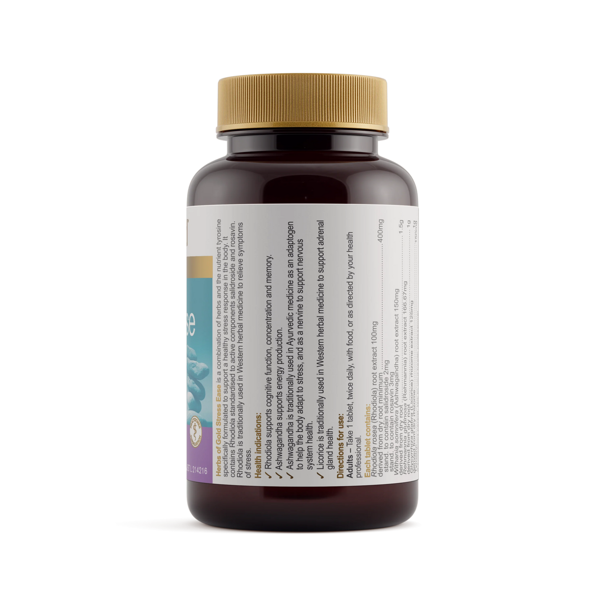 Herbs of Gold Stress Ease 60tb