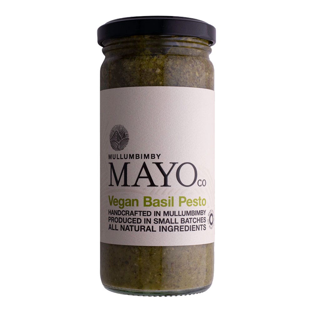Mullumbimby Mayo Co. Basil Pesto 235g
