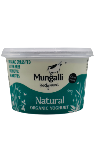 Mungalli Organic Natural Pot-Set Organic Yoghurt 500g