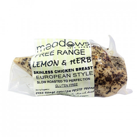 Meadows Free Range Chicken Fillet Lemon 220g