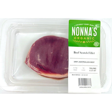 Nonna's Organic Meat Premium Scotch Fillet