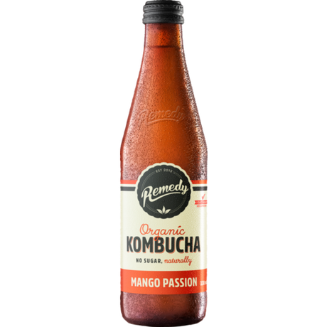 Remedy Kombucha Mango Passionfruit 330ml