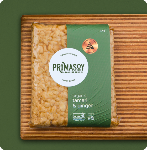 Primasoy Organic Tempeh Tamari & Ginger 225g