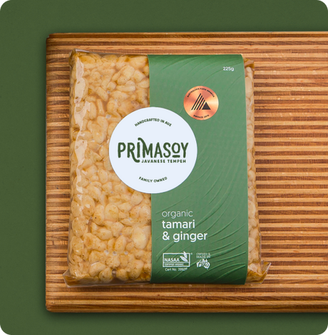 Primasoy Organic Tempeh Tamari & Ginger 225g