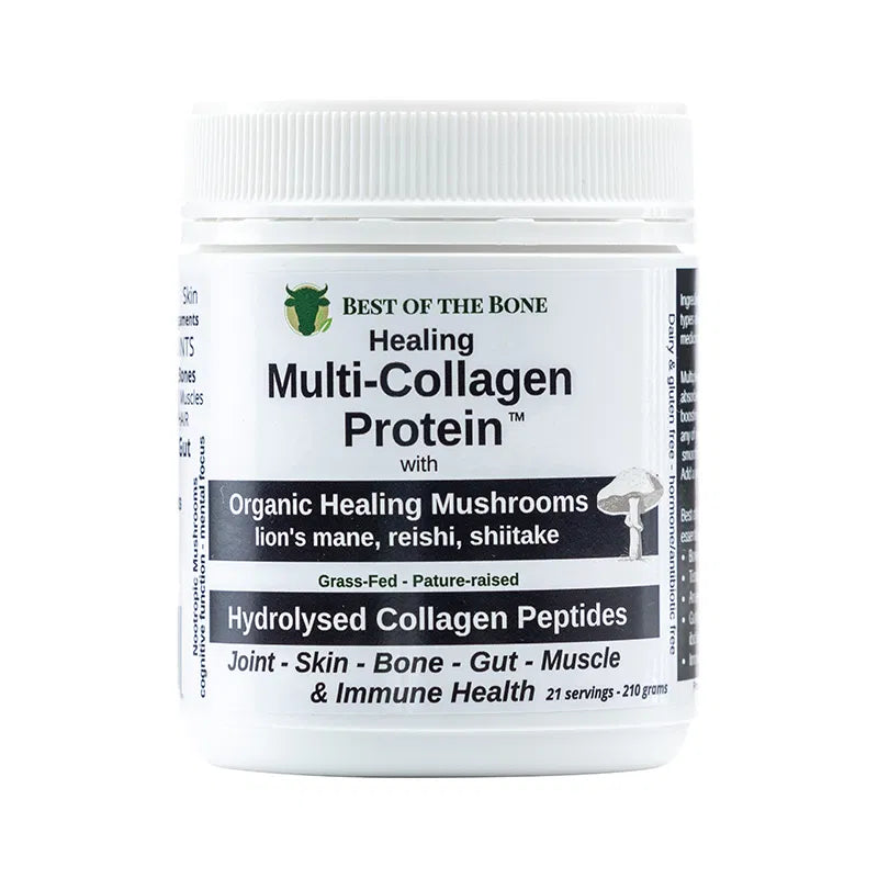 Best of the Bone Multi-Collagen Protein With Organic Healing Mushrooms 210g