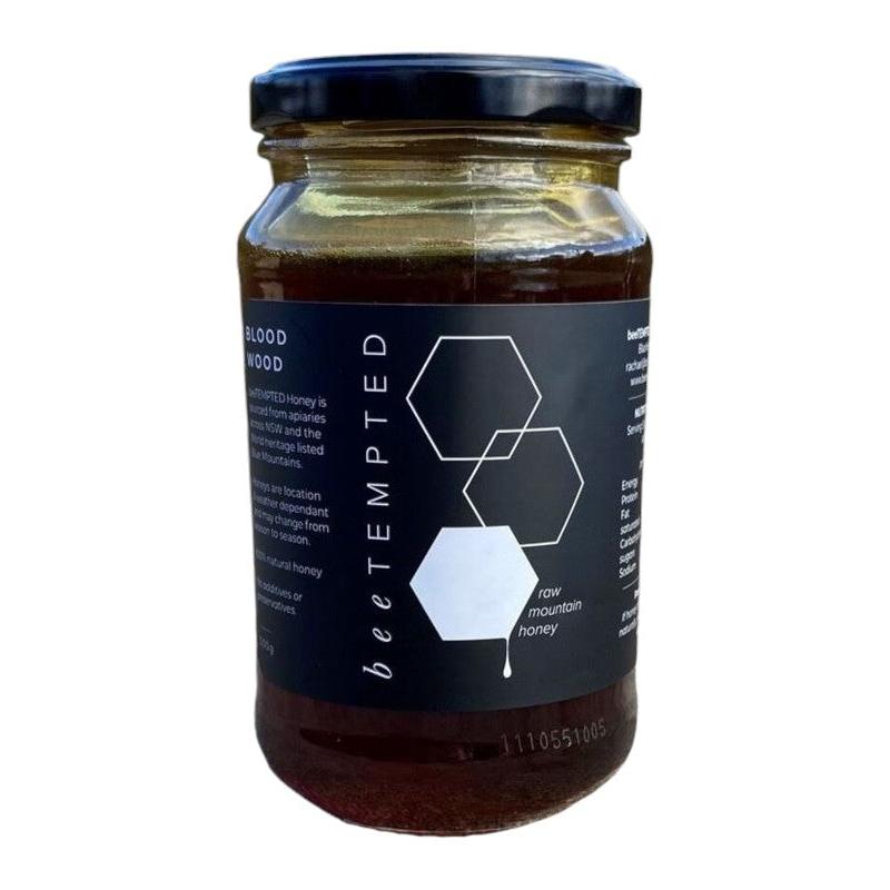 Bee Tempted Blood Wood Honey 500g