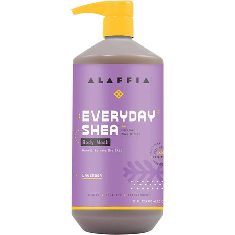 Alaffia EveryDay Shea Body Wash - Lavender 950ml