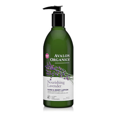 Avalon Organics Nourishing Lavender Hand & Body Lotion 340g