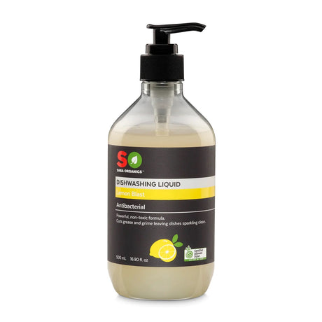 Saba Organic Dishwashing Lemon 500ml