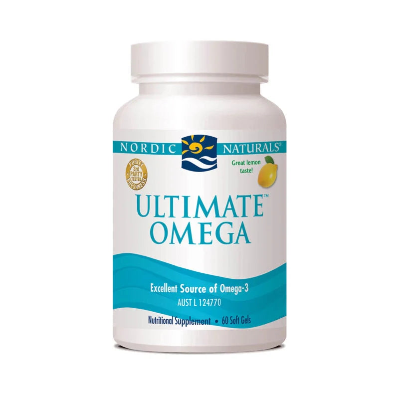 Nordic Naturals Ultimate Omega Lemon 60 Soft Gels