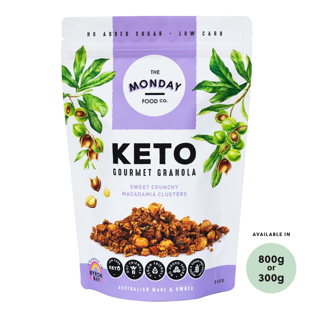 The Monday Food Co Granola S.Crunchy Mac 800g