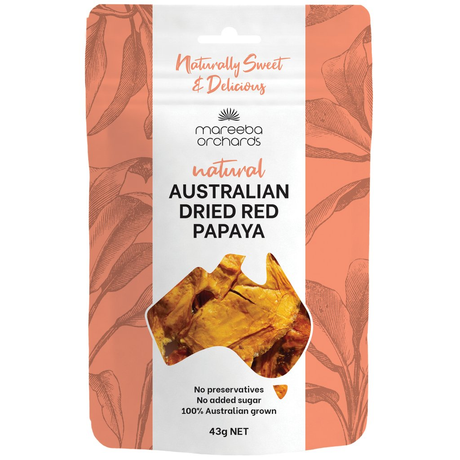Mareeba Dried Papaya 43g