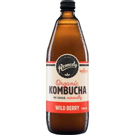 Remedy Kombucha Wild Berry 750ml