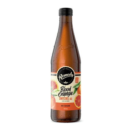 Remedy Sodaly Blood Orange 330ml bottle