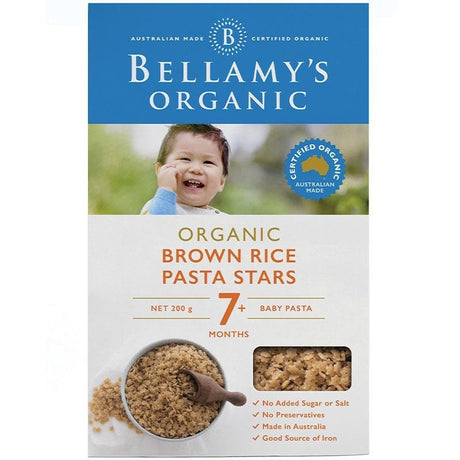 Bellamys Organic Brown Rice Pasta 200g