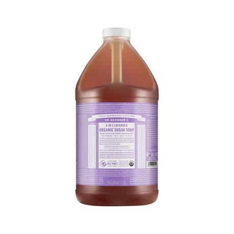 Dr Bronners Organic Pump Soap Refill (Sugar 4in1) Lavender 1.9L