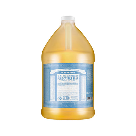 Dr Bronners Soap Liquid (Hemp 18in1) Baby Unscented 3.78L