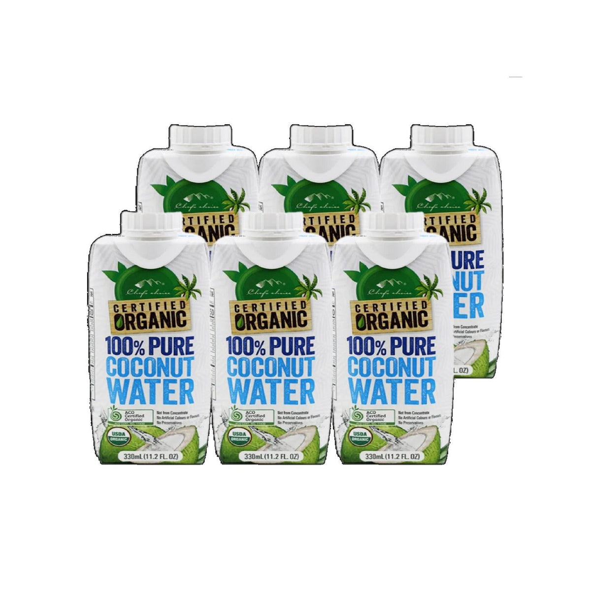 Chef Choice Coconut Water 6x330ml