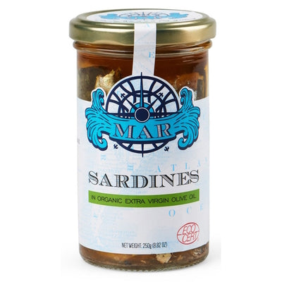 MAR Sardines Extra Virgin Olive Oil Jar 250g