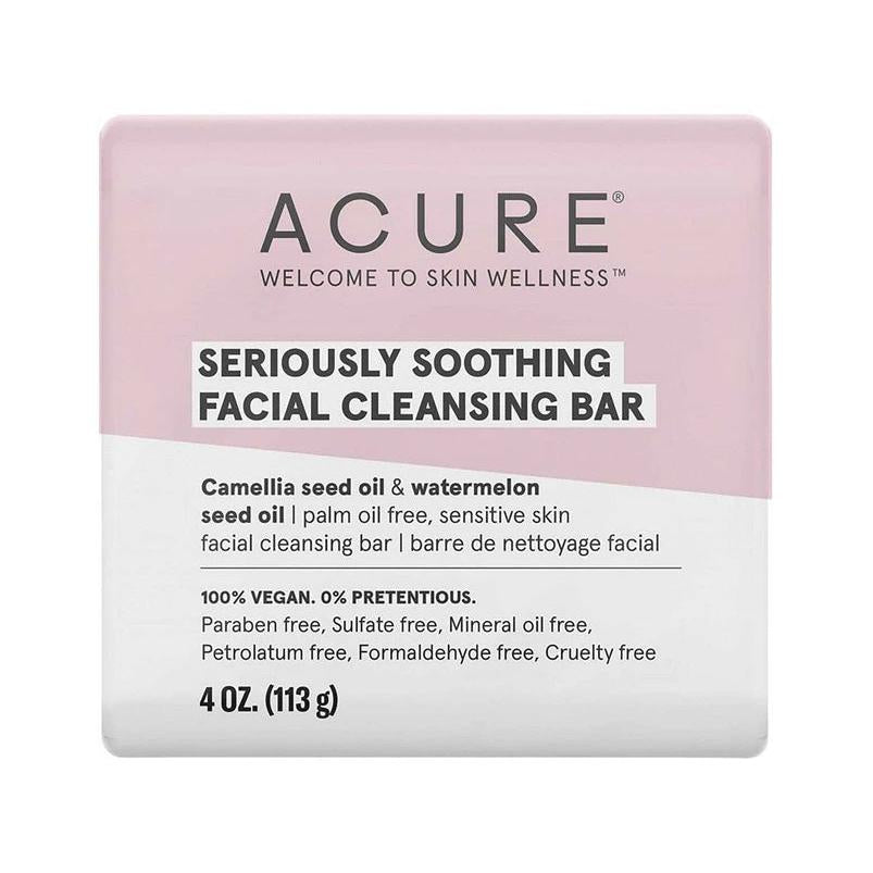 Acure Seriously Soothing Facial Cleansing Bar 113g