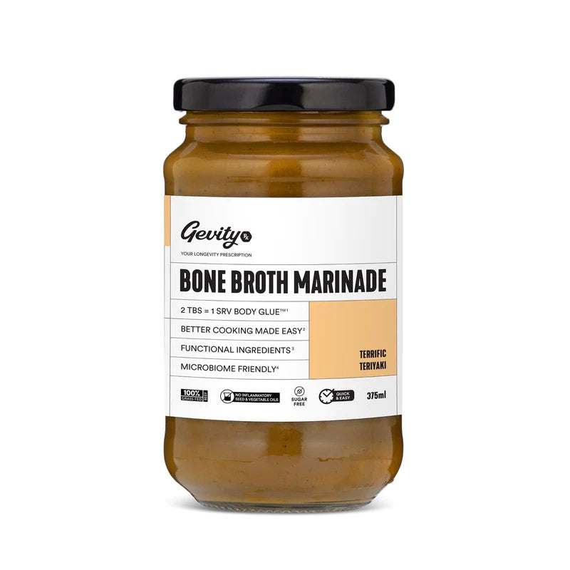 Gevity RX Bone Broth Marinade Teriyaki 375ml