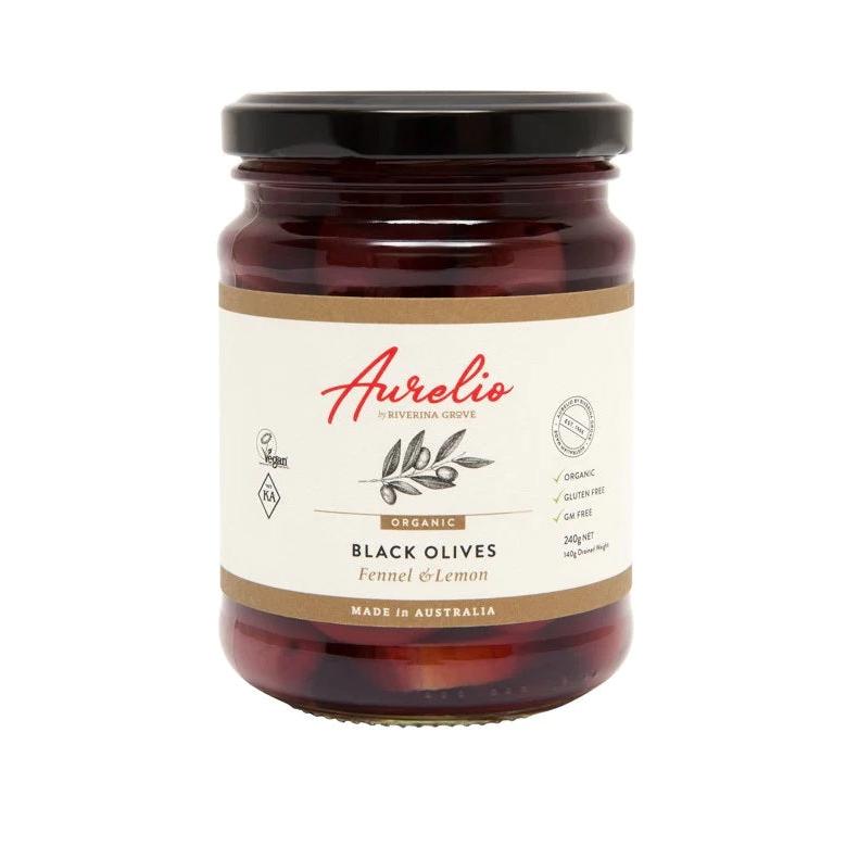 Aurelio Fennel Lemon Olive 240g