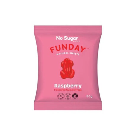 Funday Gummy Frogs Raspberry 50g