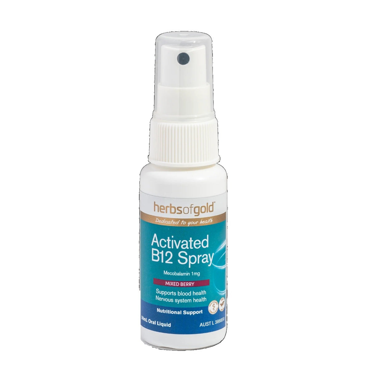 Herbs of Gold Activated B12 Spray 50ml