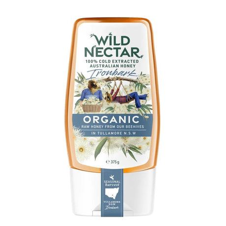 Wild Nectar Raw Honey Squeeze 375g