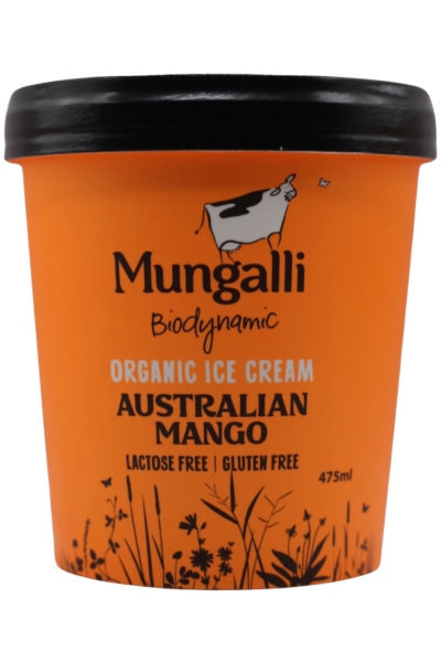 Mungalli Organic Australian Mango Ice Cream 475ml