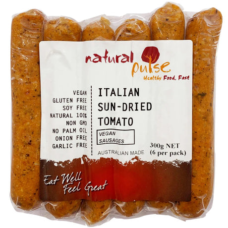 Italian Sundried Tomato Vegan Sausages 300g