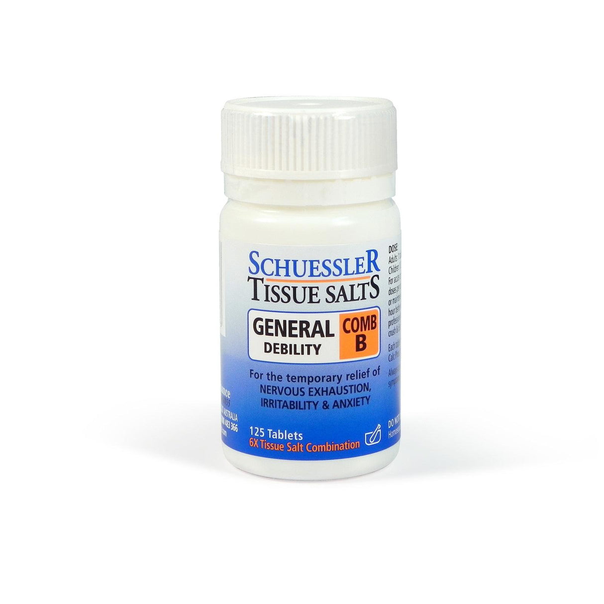 Schuessler Tissue Salts Comb B 125T