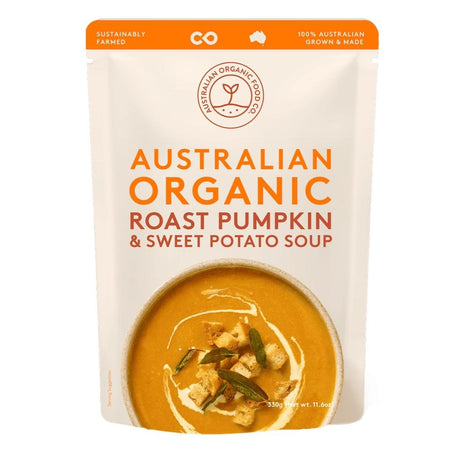Australian Organic Food Co Roast Pumpkin & Sweet Potato Soup 330g