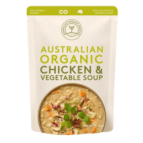 Australian Organic Food Co Chicken & Vegetable Soup 330g