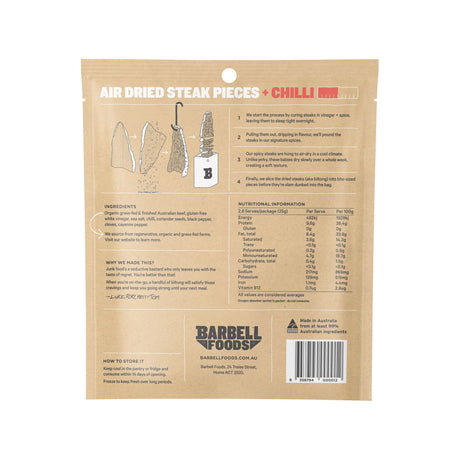 Barbell Biltong Chilli 70g