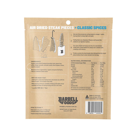 Barbell Biltong Classic 70g