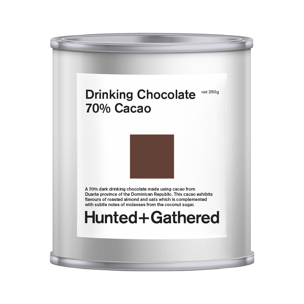 Hunted+Gathered Drinking Chocolate 70% Cacao 250g