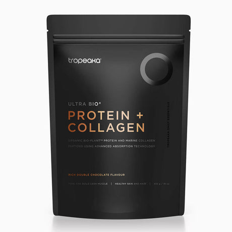 Tropeaka Protein + Collagen Rich Double Chocolate Flavour 510g