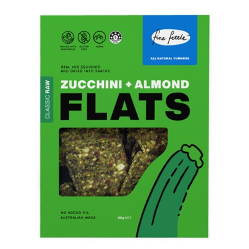 Fine Fettle Flats Zuc Almond 80g