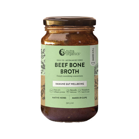 Nutra Organics Beef Broth Herb 390g