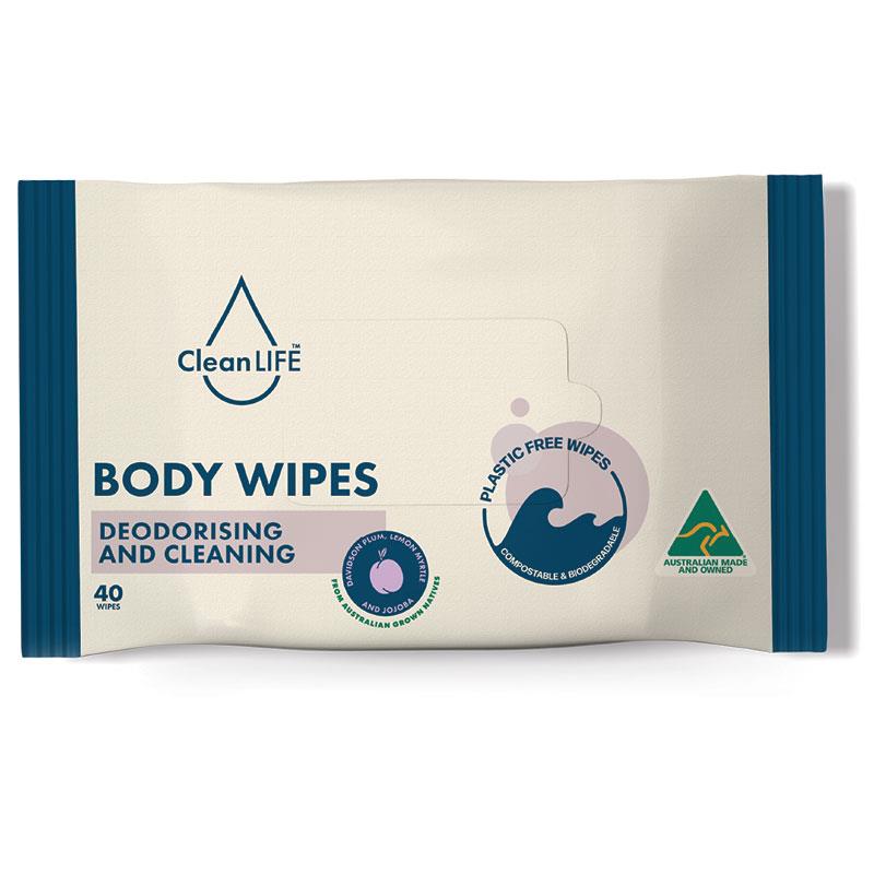 Clean Life Body Wipes 40p