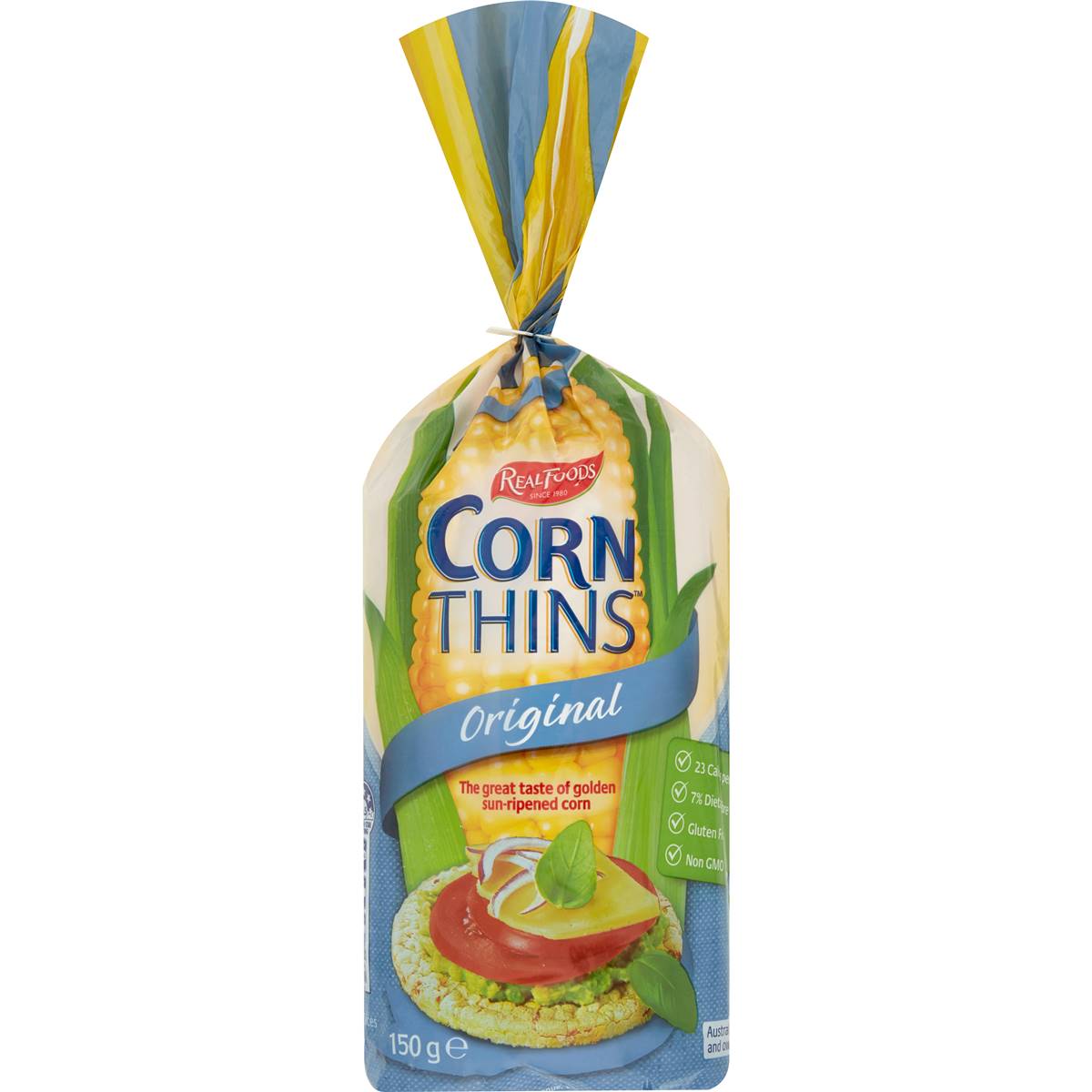 Real Foods Corn Thin Original 150g
