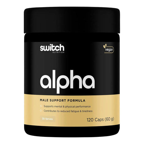 Switch Nutrition Alpha Male Support 120c