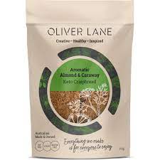 Oliver Lane Crispbread Almond Caraway 110g