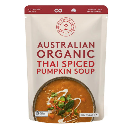 Australian Organic Food Co Thai Spiced Pumpkin Soup 330g