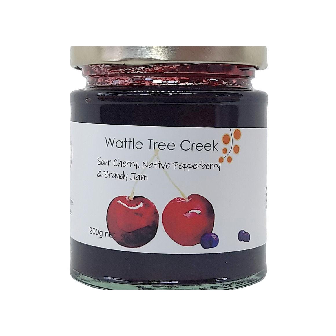Wattle Tree Creek Sour Cherry Pepperberry Jam 200g