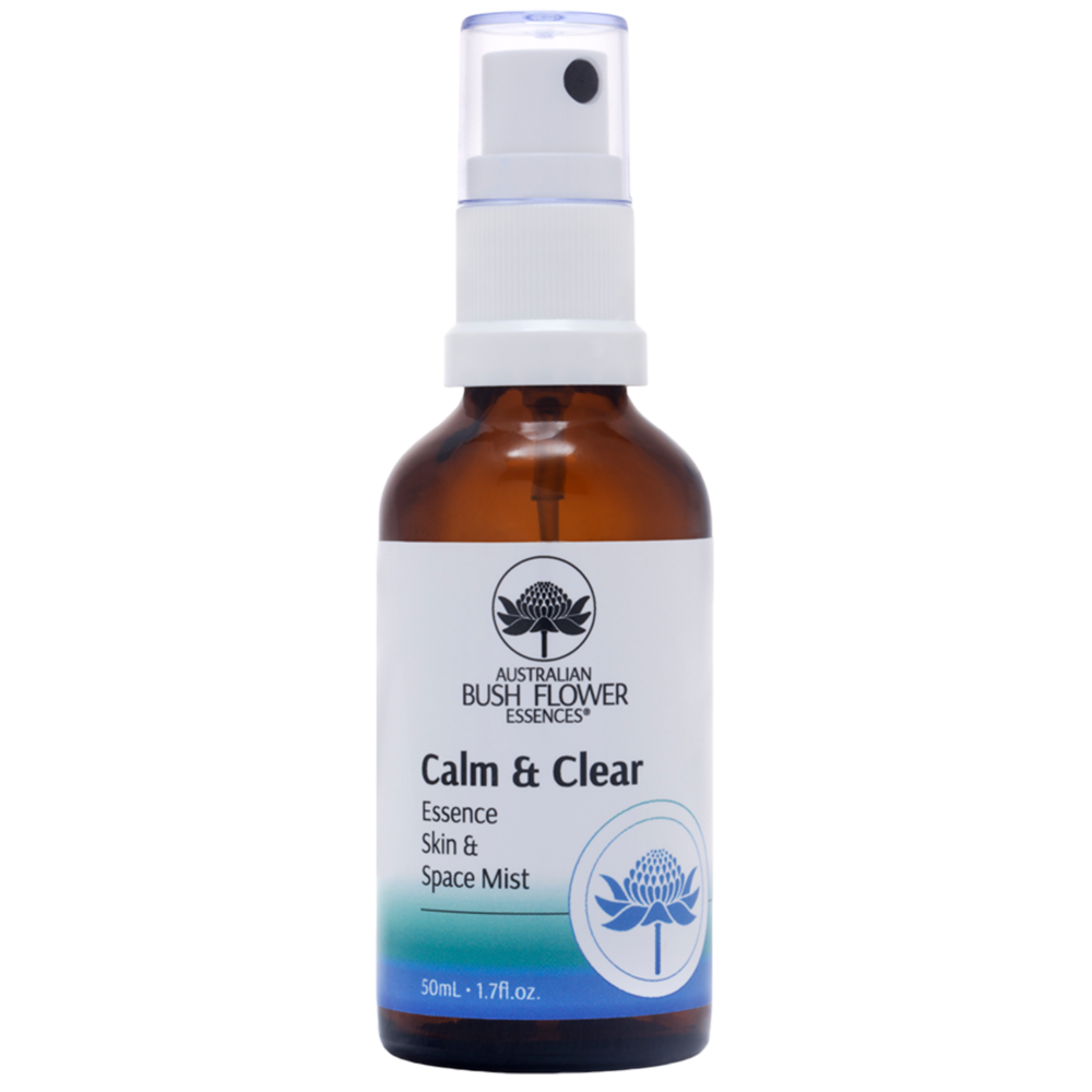Australian Bush Flower Essences Calm & Clear Essence Skin & Space Mist 50ml