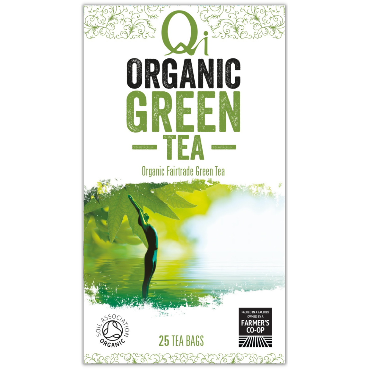 Qi Organic Tea Green Tea 25tb