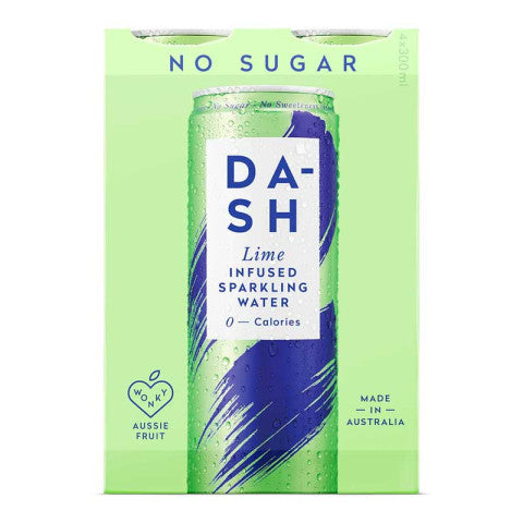 Dash Dash Water Lime Multi 4x300ml