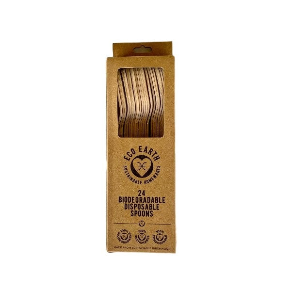 Eco Earth Cutlery Spoons 24p